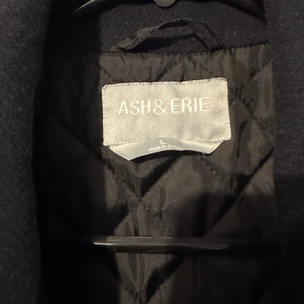 Classic Navy Pea Coat - Picture 2 of 3